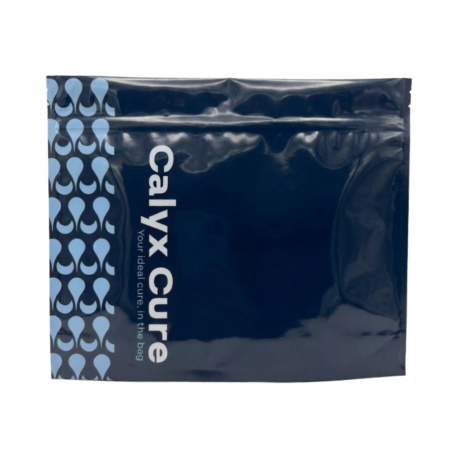 Calyx Home Cure stand-up curing pouch
