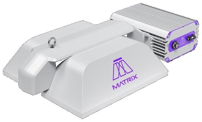 Matrix DE 1000W HPS Grow Light side angle view