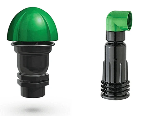 Rivulis air valve range — air & vacuum release and continuous air valves
