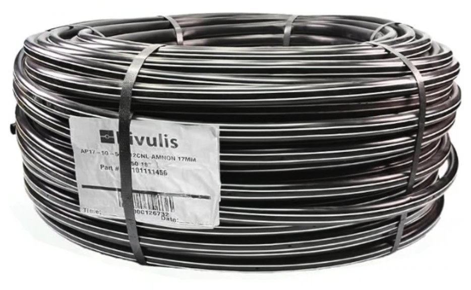 Rivulis irrigation hose — coiled polyethylene supply tubing
